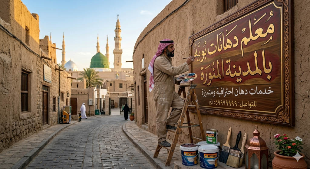 معلم دهانات بويه بالمدينة المنورة